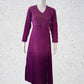 Magenta Purple Ombre Angarkha Pattern Soft Dobby Cotton Chikankari Kurti