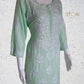 Kaaya Pastel Green Modal Chikankari Kurti