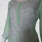 Kaaya Pastel Green Modal Chikankari Kurti