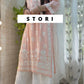 Kaaya Light Peach Modal Chikankari Kurti