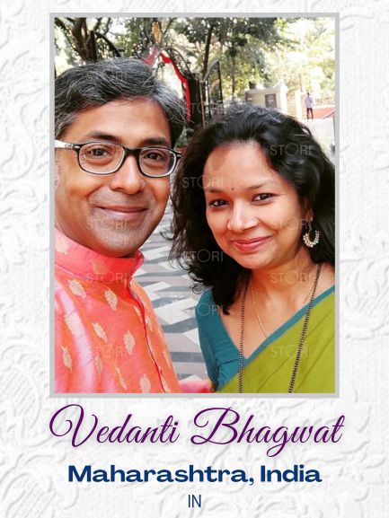 Vedanti Bhagwat in Pallavi Alange in Pallavi Raw Stone & Pearls Earrings