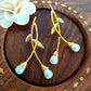 Twisted Twigs Natural Pearl Earrings