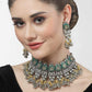 Harshali Dual Shade Oxidised Necklace Set