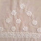 Baby Pink Noor Full Jaal Hand Embroidered Lucknowi Chikankari Saree