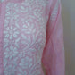 Kaaya Baby Pink Modal Chikankari Kurti