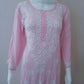 Kaaya Baby Pink Modal Chikankari Kurti