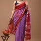 Buy Purple Linen Saree Online-STORI