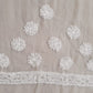 Pearl White Noor Full Jaal Hand Embroidered Lucknowi Chikankari Saree