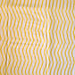 Yellow Chevron Printed Handloom Cotton Mulmul Saree