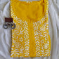 Zaarah Mango Yellow Handcrafted Soft Modal Cotton Chikankari Kurti