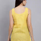 Yellow Cotton Short Inner Slip