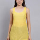 Yellow Cotton Short Inner Slip