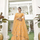 Turmeric Yellow Mirror Work Designer Silk Lehenga