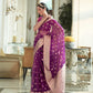 Mystic Magenta Organza Silk Saree