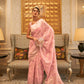 Light Pink Handloom Woven Modal Silk Saree