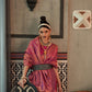 Magenta Dual Shade Handloom Woven Kanjivaram Silk Saree