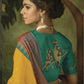 Mustard Yellow Paithani Saree With Embroidered Blouse