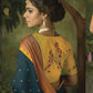 Mirage Black Paithani Saree With Embroidered Blouse