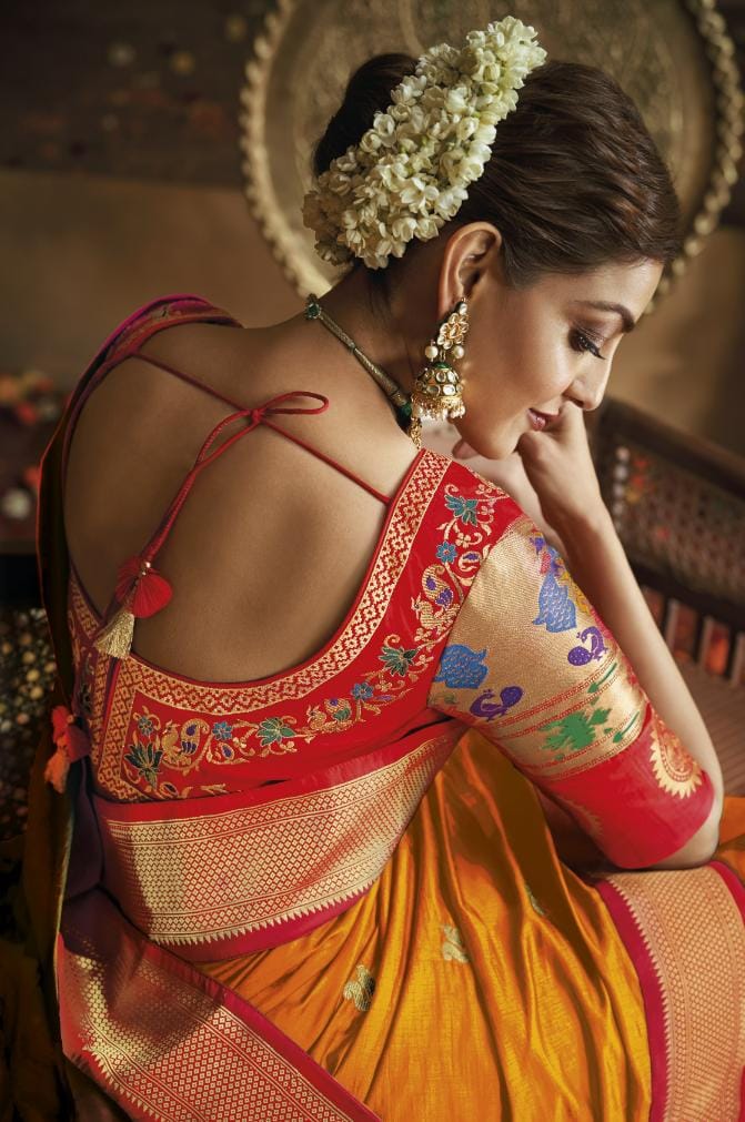 Paithani store saree blouse