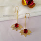 Pushpa Lotus Petal Earrings